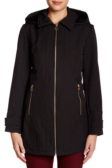 michael kors mens hooded jacket|Michael Kors rain jacket women.